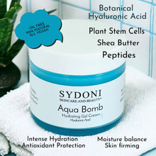 Load image into Gallery viewer, MOST LOVED! AQUA BOMB HYDRATING GEL CREAM with HYALURONIC ACID AND PEPTIDES 1.7 fl. oz.