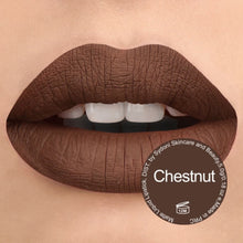 Load image into Gallery viewer, NEW! CHESTNUT MATTE LIP DUO-CHOCOLATE LIP PENCIL WITH CHESTNUT MATTE LIQUID LIPSTICK