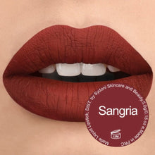 Load image into Gallery viewer, NEW! SANGRIA MATTE LIP DUO-TAMALE LIP PENCIL WITH SANGRIA MATTE LIQUID LIPSTICK