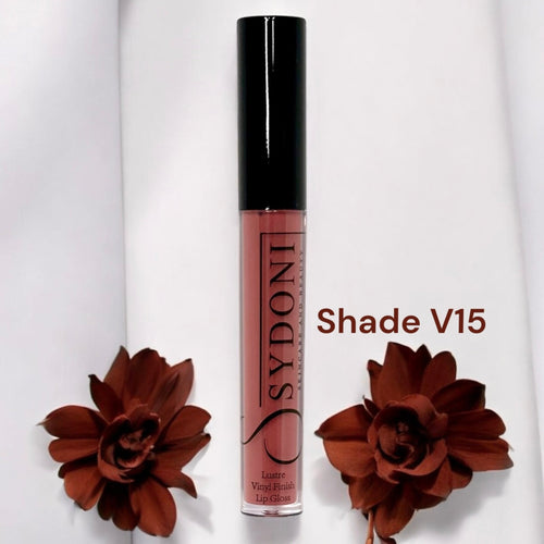 SHADE V15 VINYL FINISH LIPGLOSS - Medium Chocolate Brown