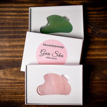 Load image into Gallery viewer, Gua Sha Facial Massaging Tool | Jade and Quartz