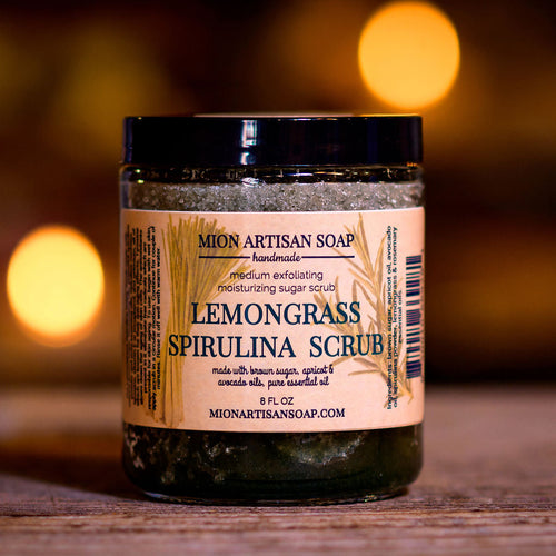 Lemongrass Spirulina Sugar Scrub | Medium